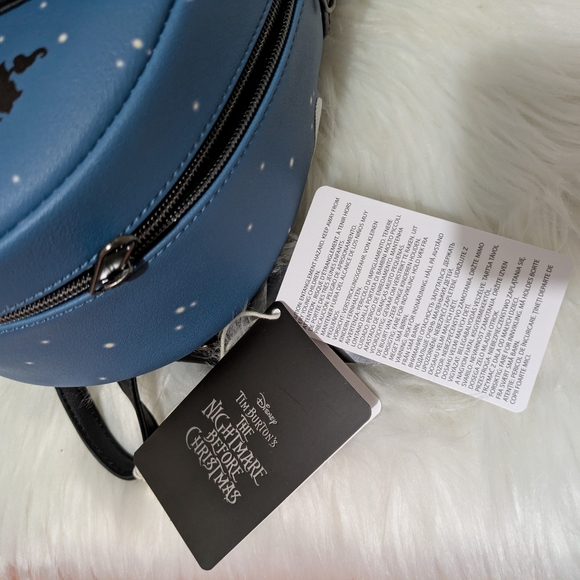 Loungefly Nightmare Before Christmas Spiral Hill Jack & Sally Mini Backpack New! - Picture 11 of 12